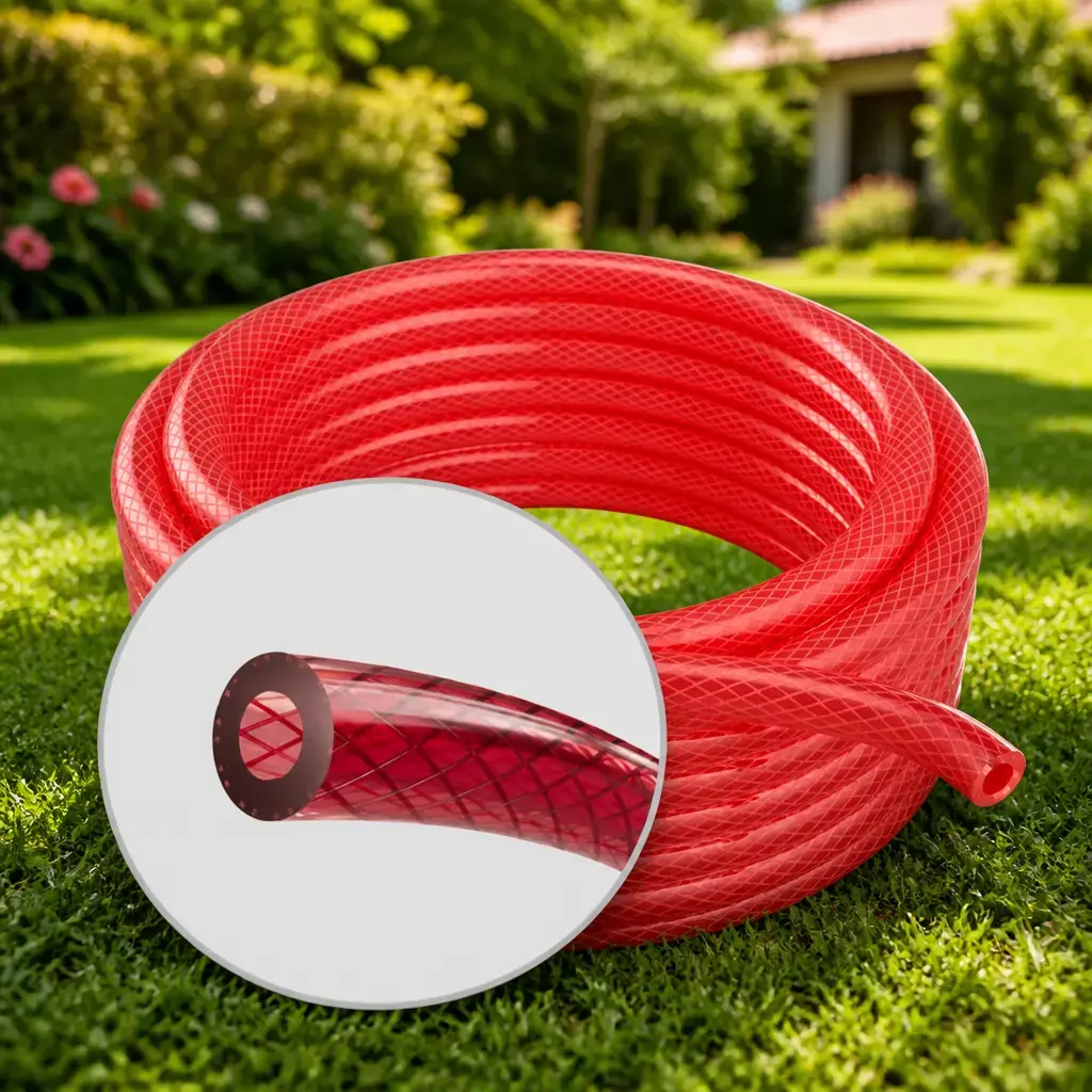 Manguera Presion Roja 20 BAR 1/4 - 50m