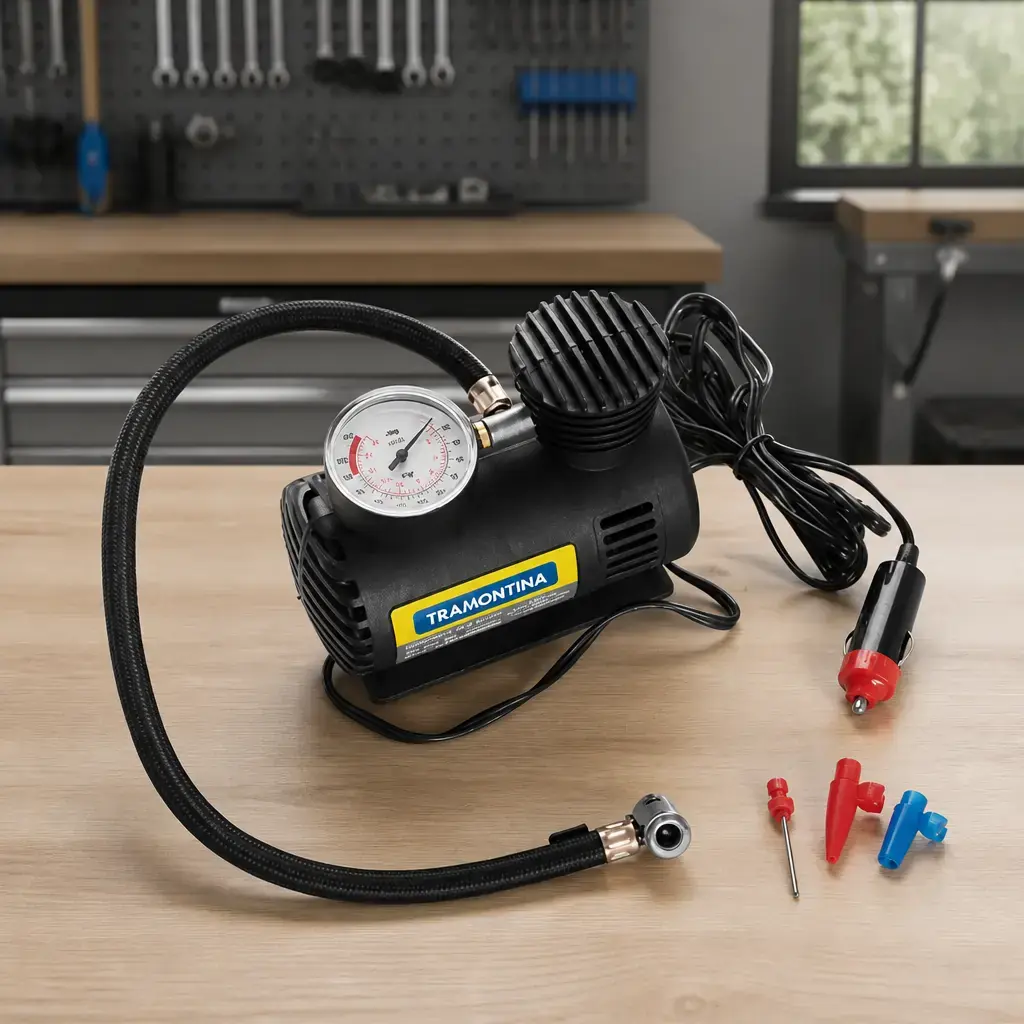 Inflador de aire portatil 12V 300PSI Tramontina