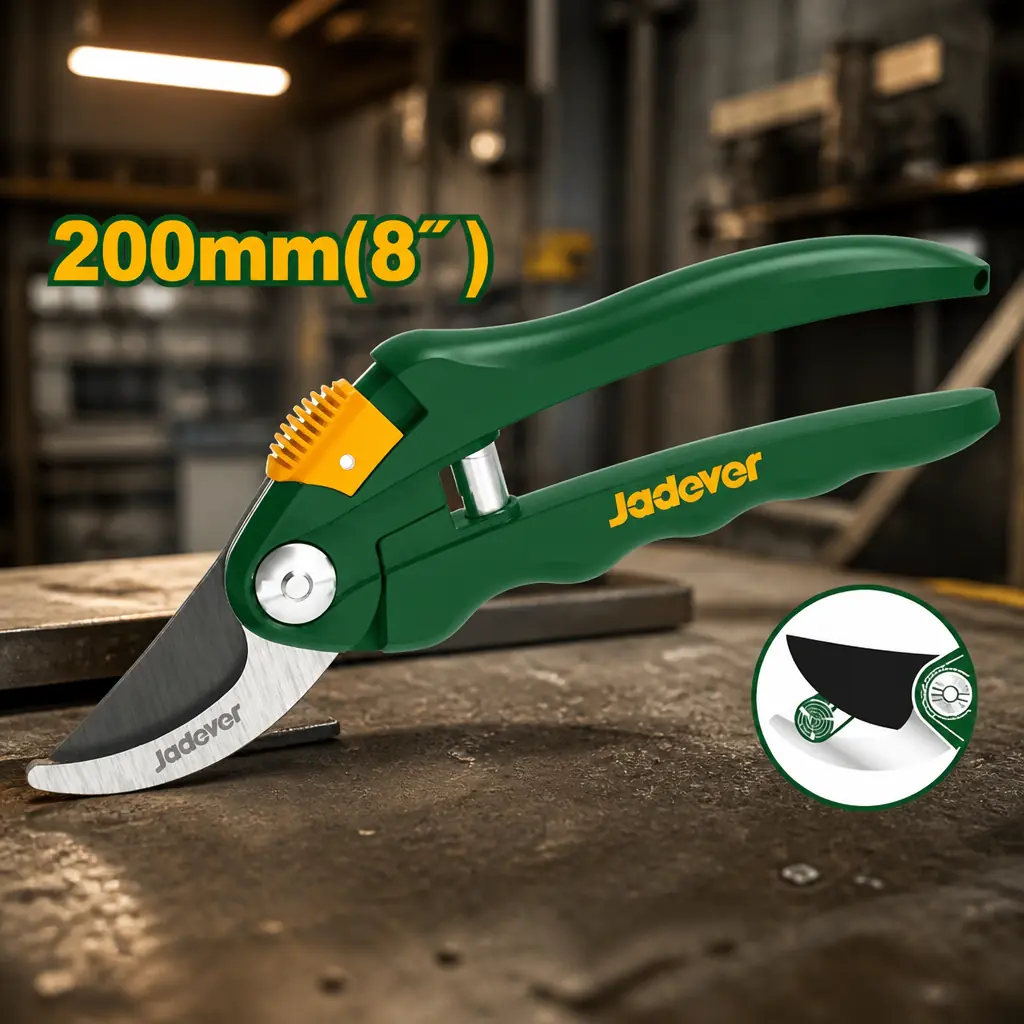 Tijera de podar 200mm (8") Jadever x Blister