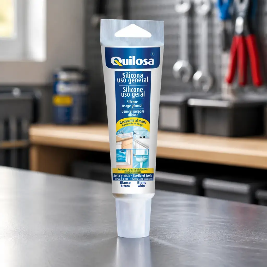 Silicona Uso General Transparente 85ml Pomo Quilosa 10043044