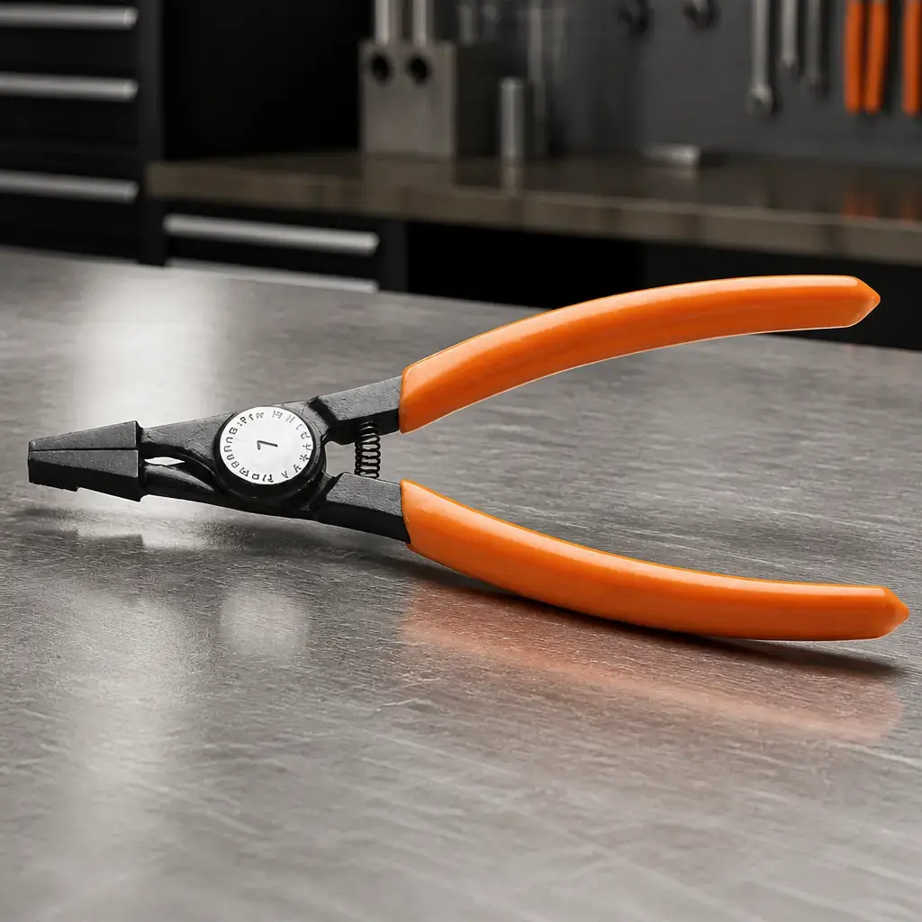 Pinza para anillo punta plana 7" Pro xUn.