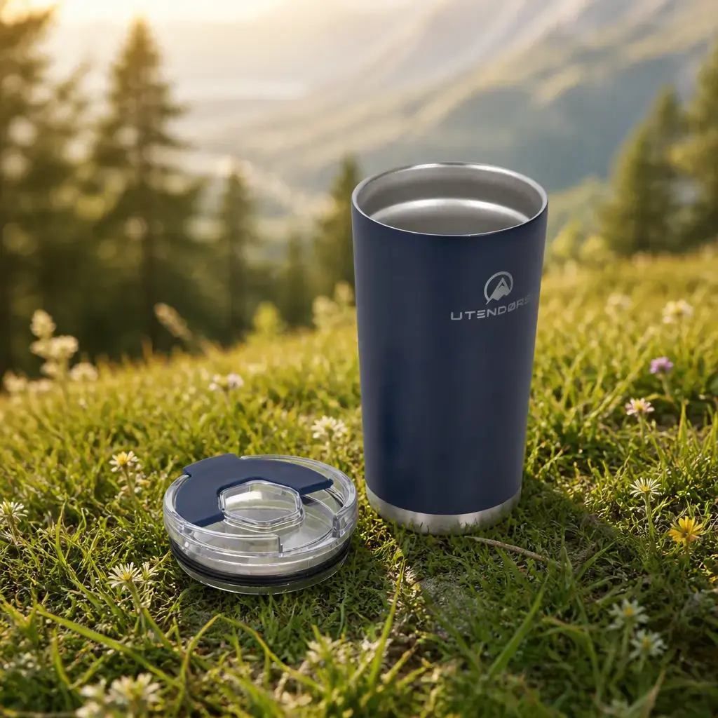 Vaso Termico 475ml. TH Azul Marino PE. (Abridor) Utendors