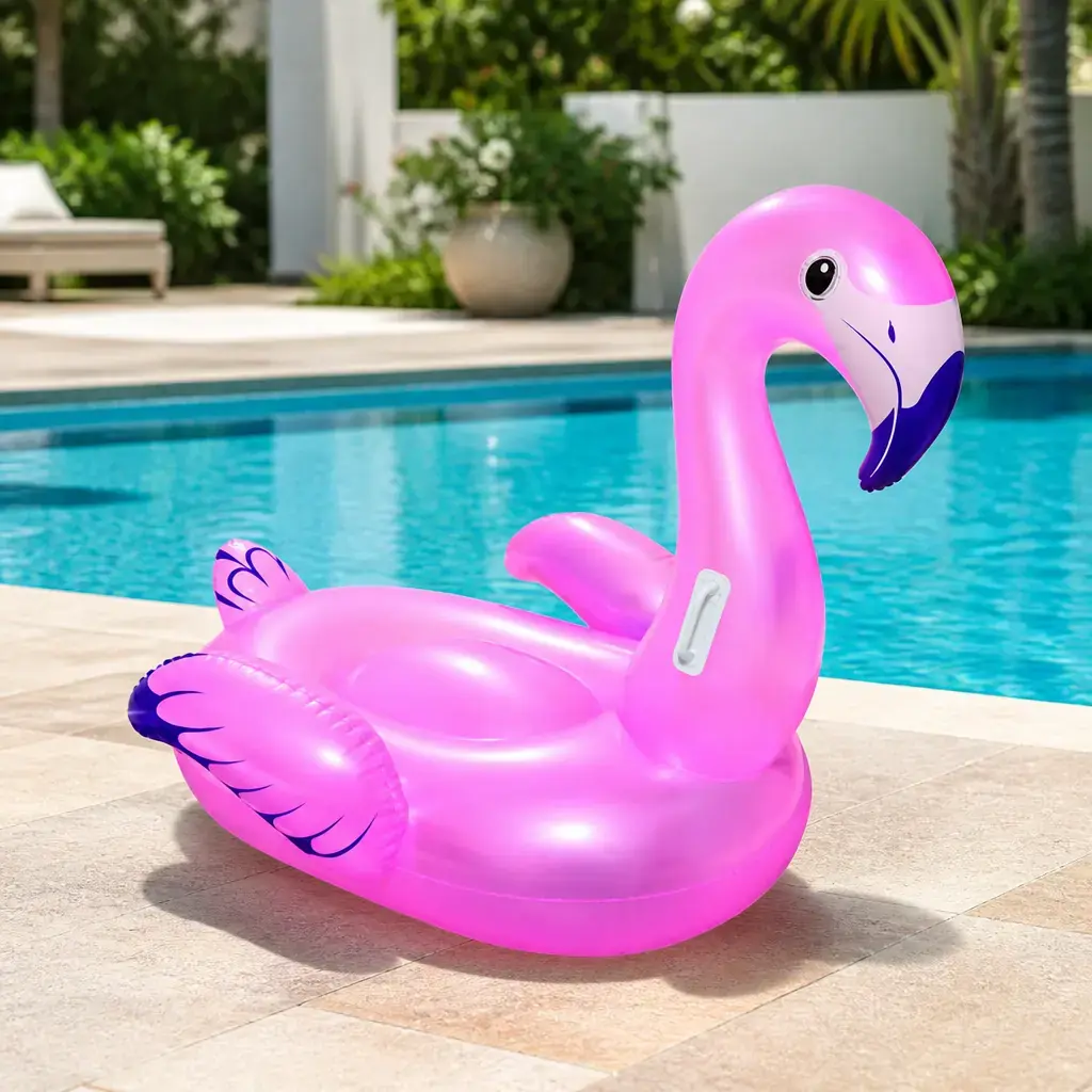 Flotador Inflable Flamenco 127x127cm. Bestway