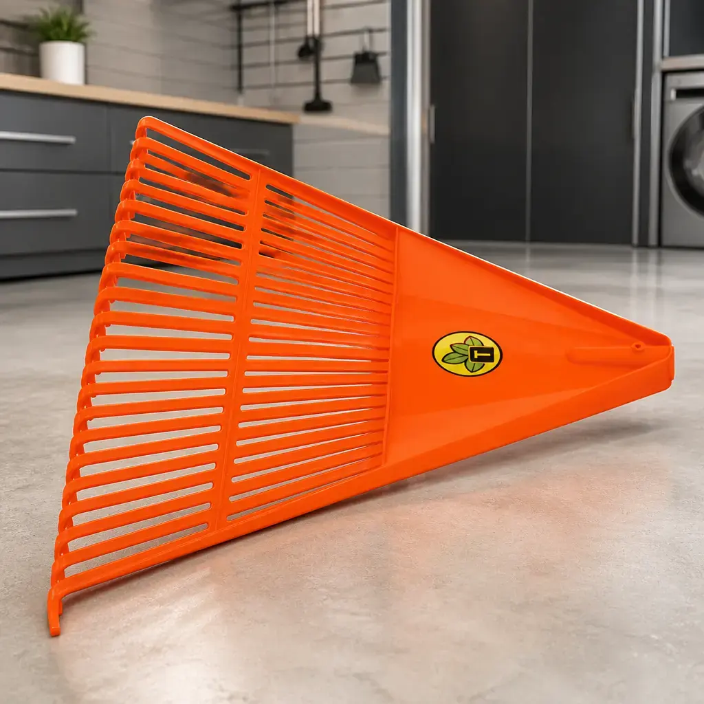 Escoba plastica 22d. Naranja sin mango Tramontina x Un.