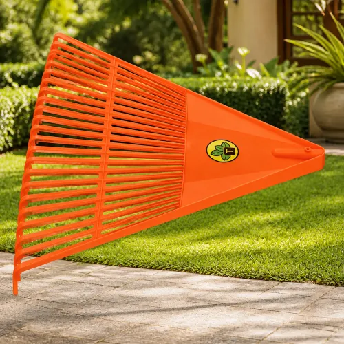Escoba plastica 22d. Naranja sin mango Tramontina x Un.
