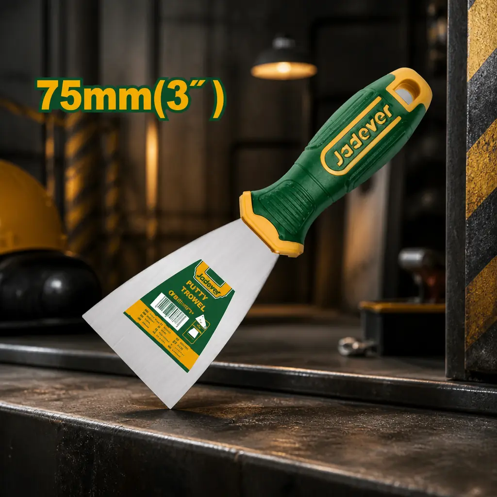 Espatula metalica 75mm (3") Mango Inyect. Jadever x Un