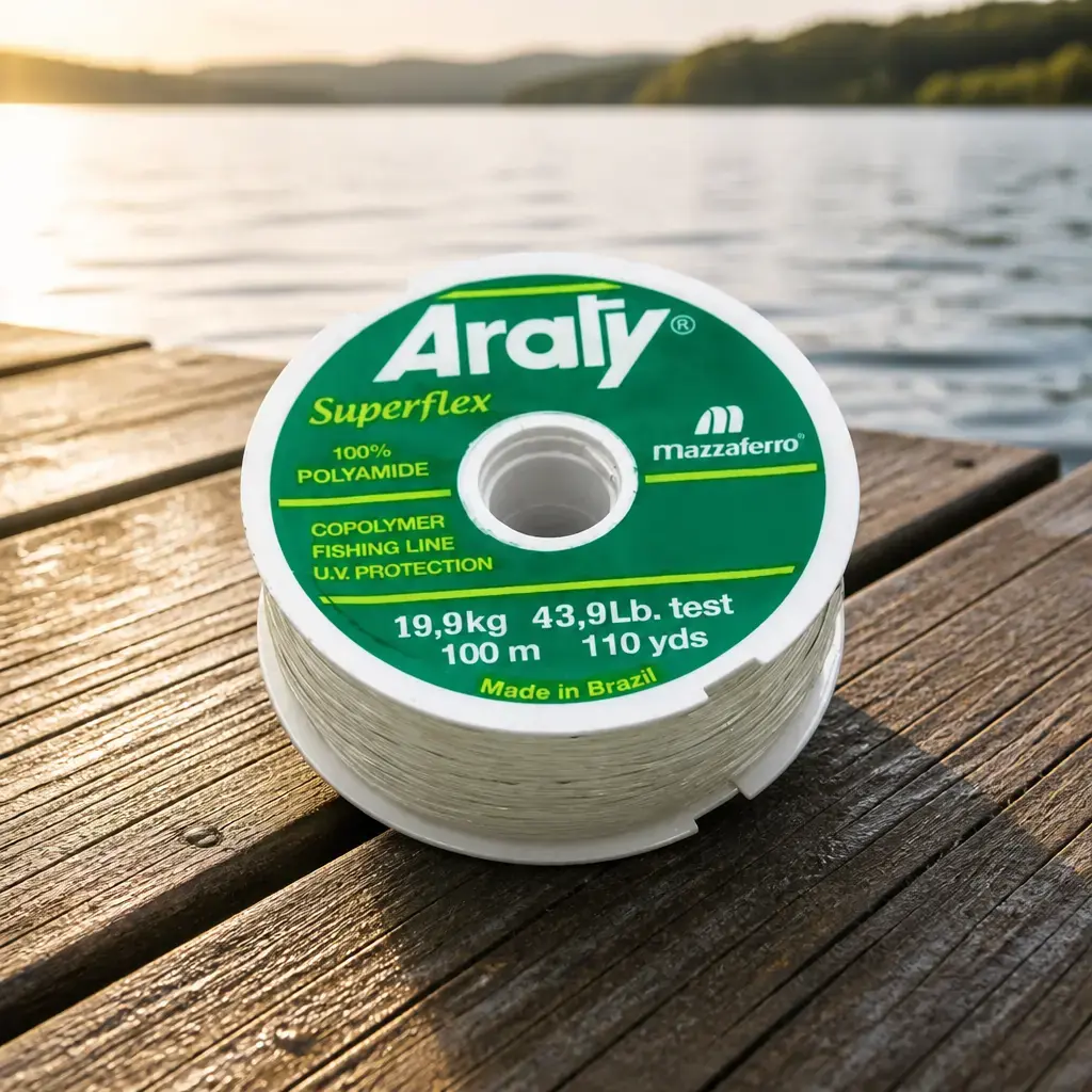 Hilo de pesca trasparente Araty Superflex (0.40mm x 100m) x20u.