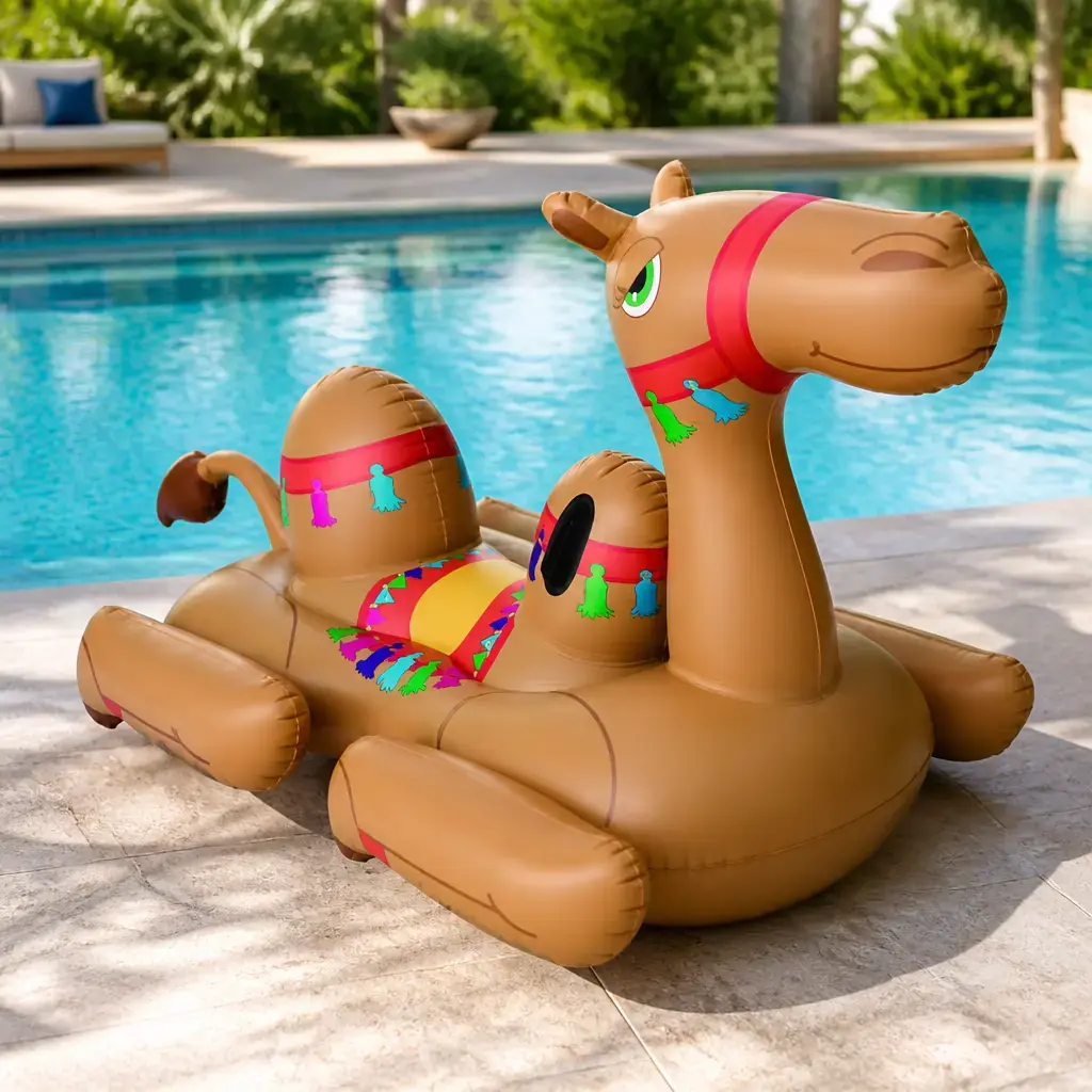 Flotador inflable Camello 221x132cm. Bestway