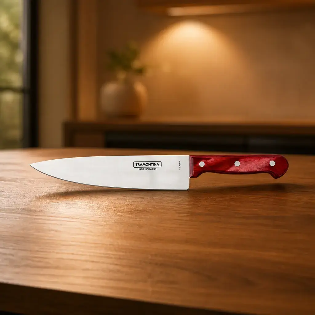 Cuchillo p/ cocina 8' Polywood Cerezo x Un.