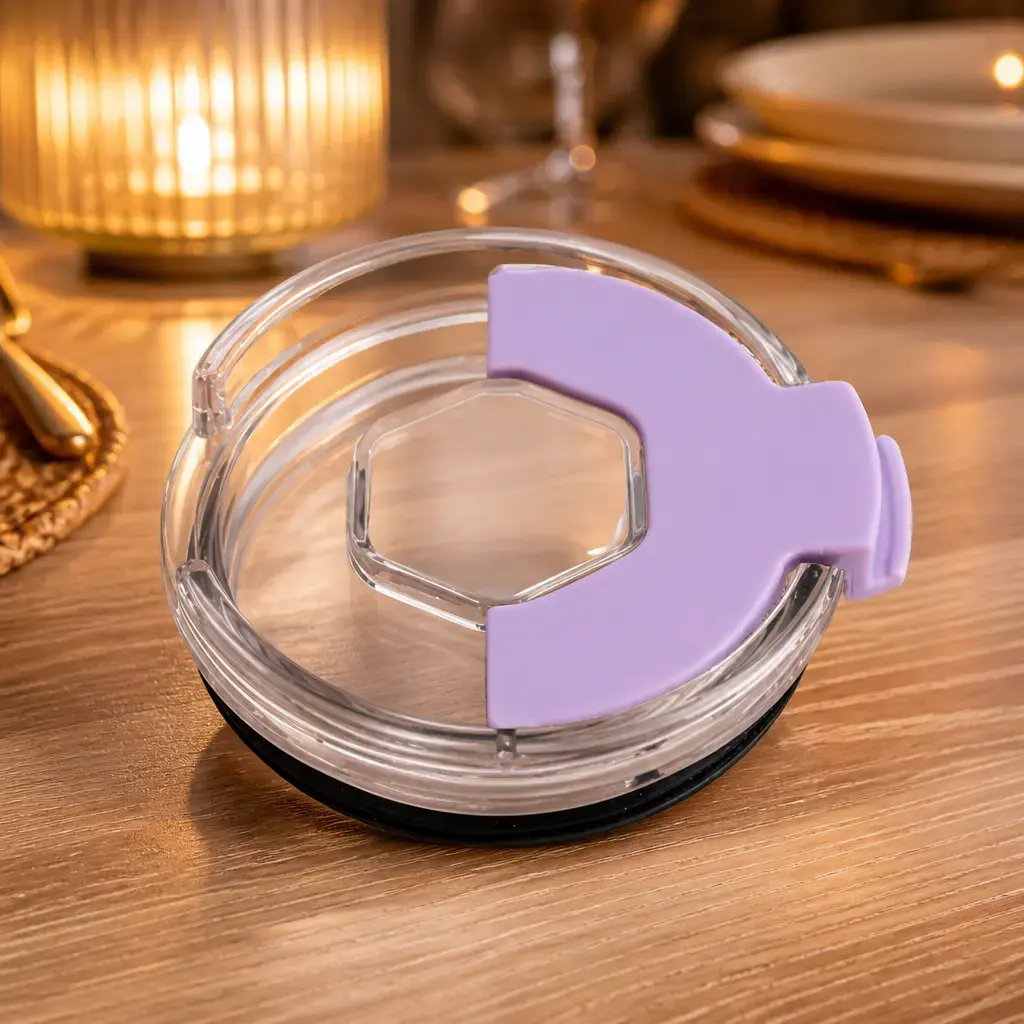 Tapa de plastico - Vaso Termico 530ml. TH Lila RG. Utendors
