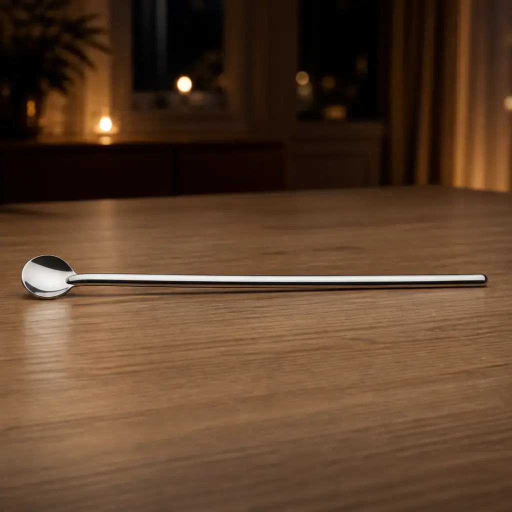 Cuchara para cocktail inox. 30cm Utility x Un.