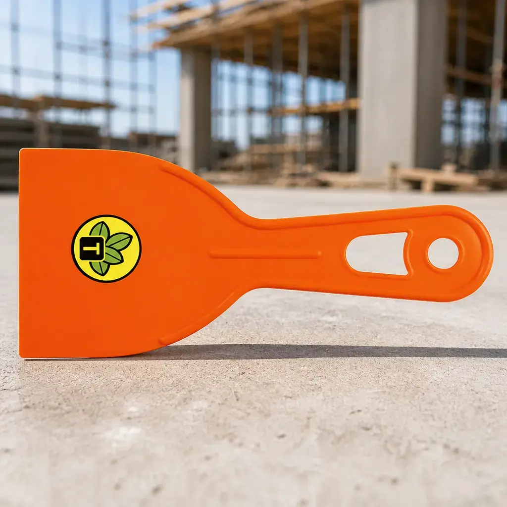 Espatula plastica Lisa Naranja 8cm Tramontina x Un.
