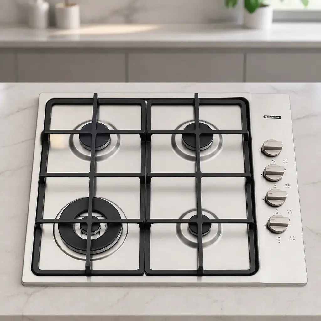 Anafe Emp. Square 4GX GLP (58x50x10cm) Acero inox.***