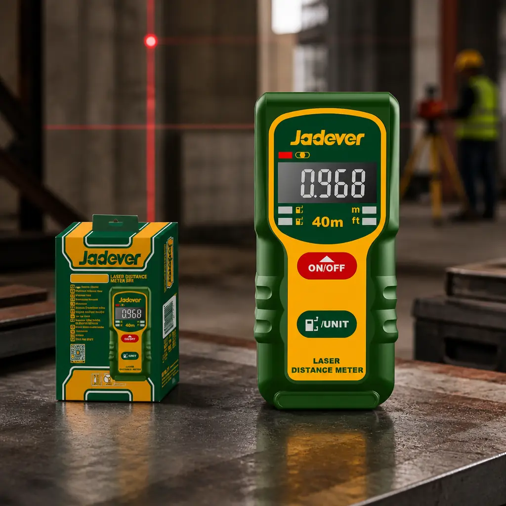 Desc - Medidor de distancia laser (0.05 - 40m) Jadever Caja*