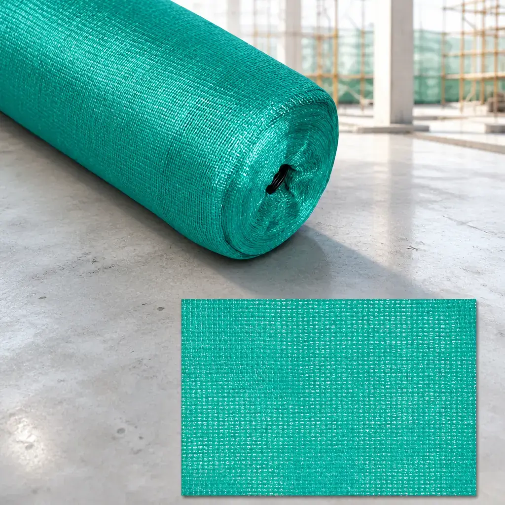 Malla de media Sombra Liviana Verde F Decorativa 80% 4.2X100M - Polytex
