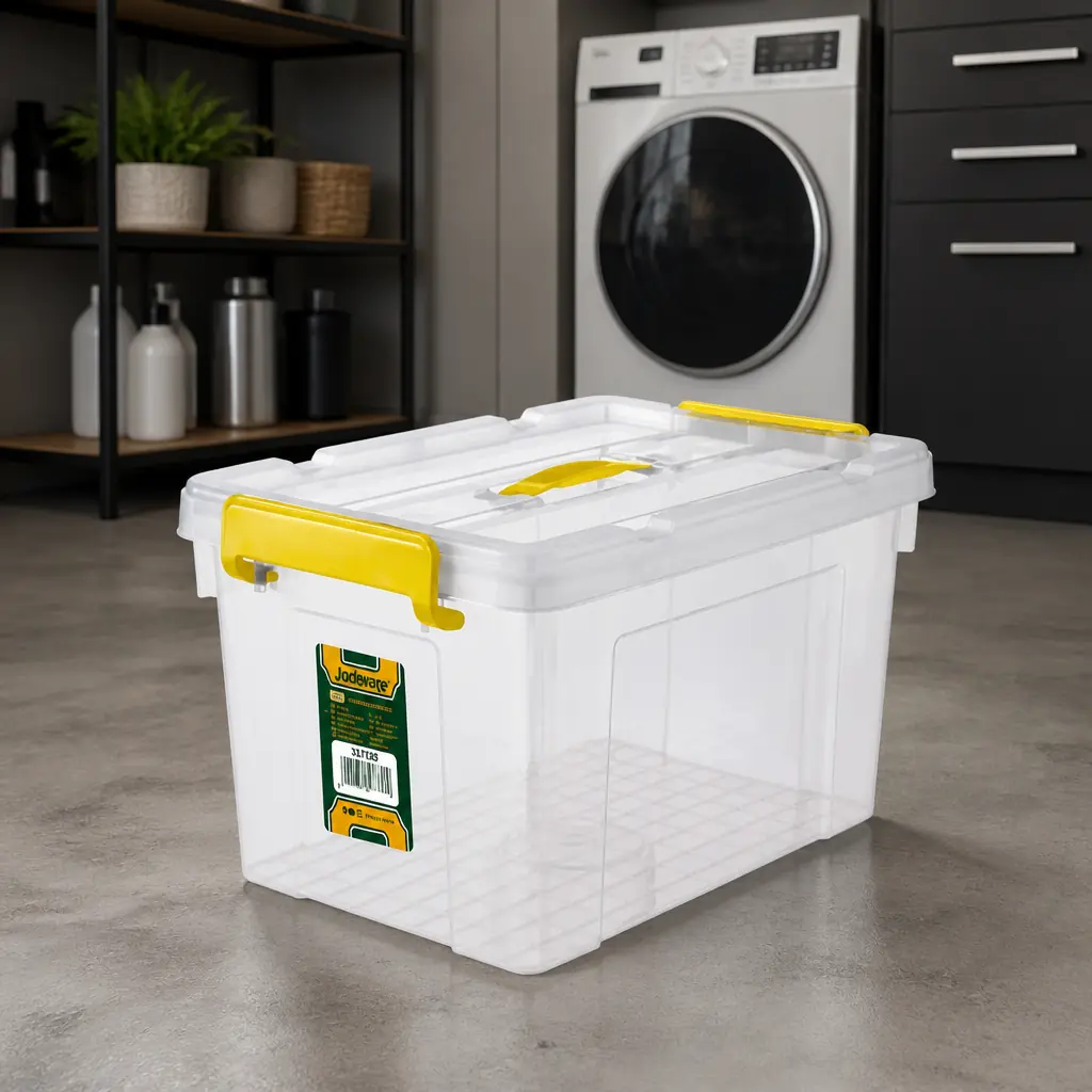 Caja Organizadora Transp. 33Lt (51x39x24cm) Jadever Caja