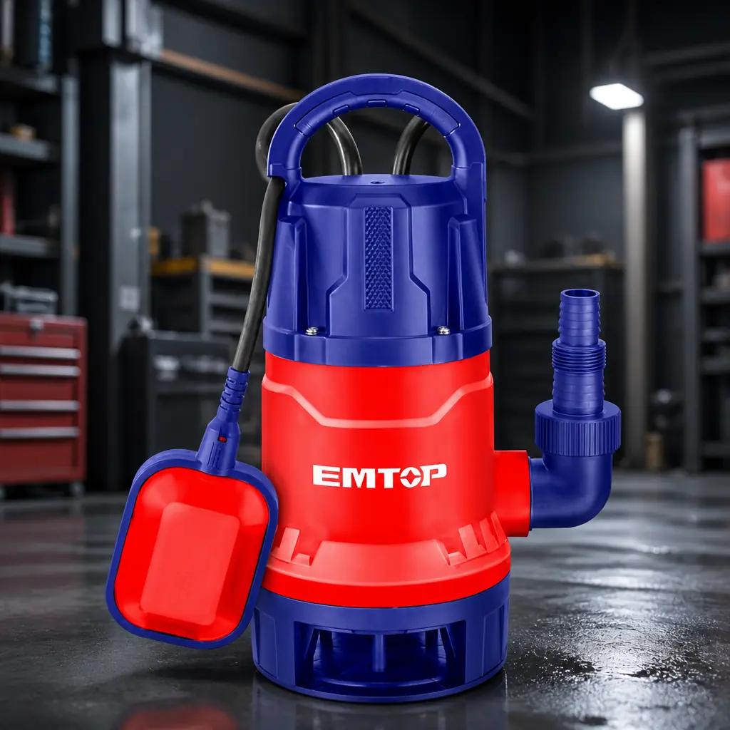 Bomba sumergible para aguas residuales 1HP (216L/min). Emtop