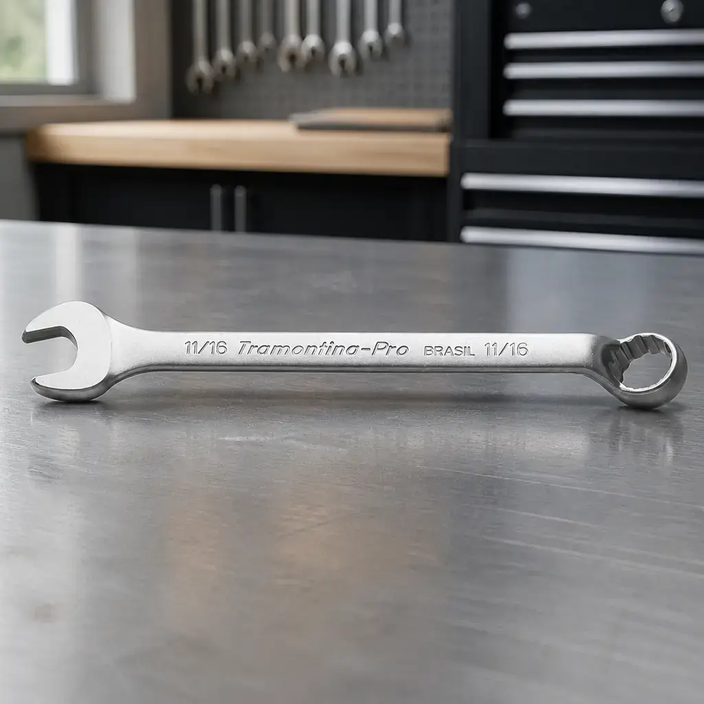 Llave comb. 1/4' cuello largo Pro x Un.