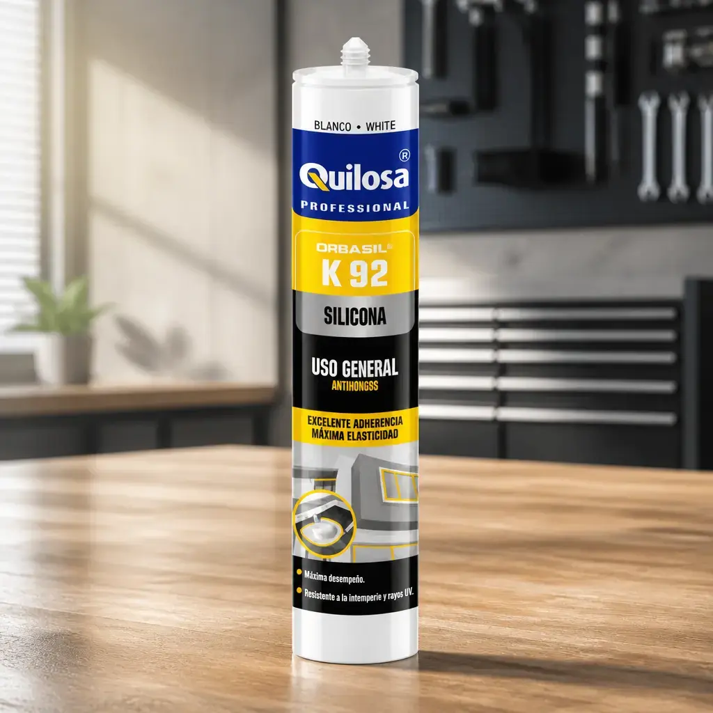 Silicona K-92 Fungicida Negra 280ml Quilosa 10043146