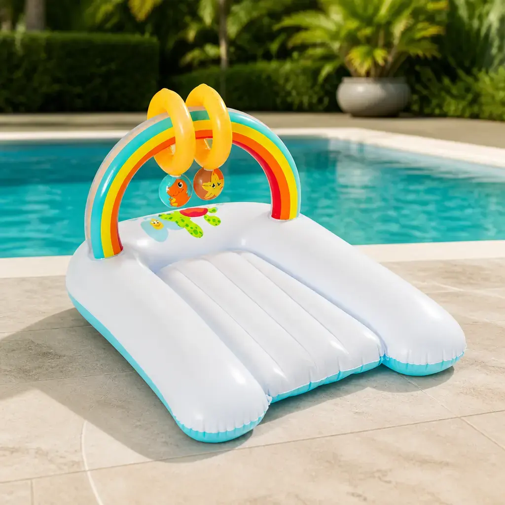 Cambiador p/ bebes Arcoiris. 81x63x43cm. Bestway