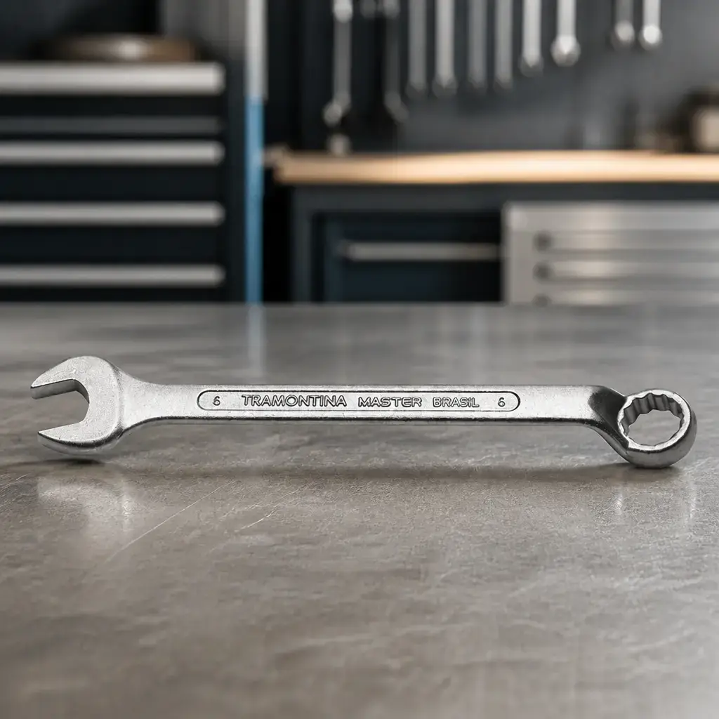 Llave comb. 9mm cuello largo Master x Un.