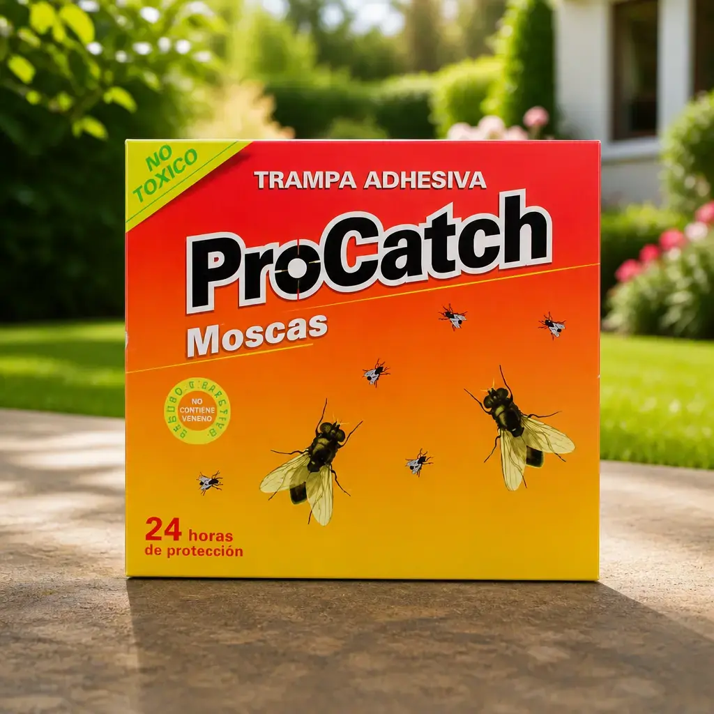 PROCATCH - Trampa p/ Moscas F-101 Carton x Uni.