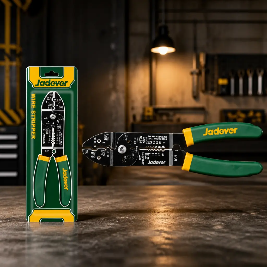 Pinza Pela Cables 215mm (8.5") Jadever Blister