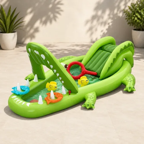 Parque Acuatico Later Gator Cocodrilo 234 x 163 x 87cm 152Lt. Bestway