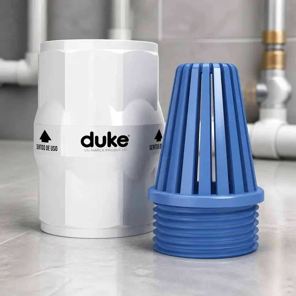 Valvula de retencion con canasto 1' DUKE