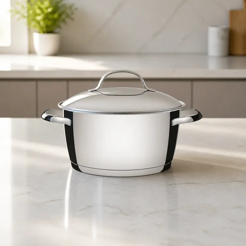 Cacerola honda Ac. Inox 22cm 4.18ltrs. Allegra Tramontina x Un.