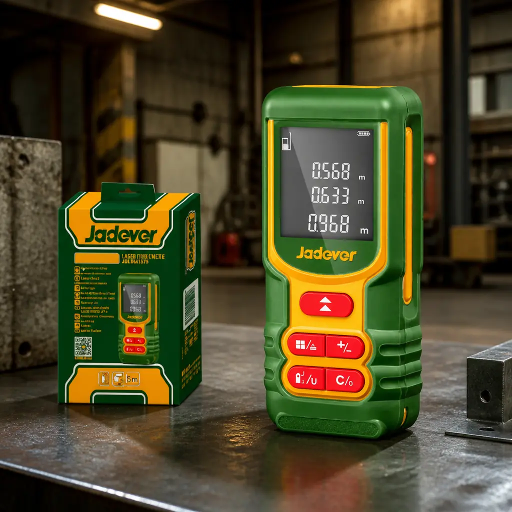 Medidor de distancia laser (0.05 - 75m) Jadever Caja