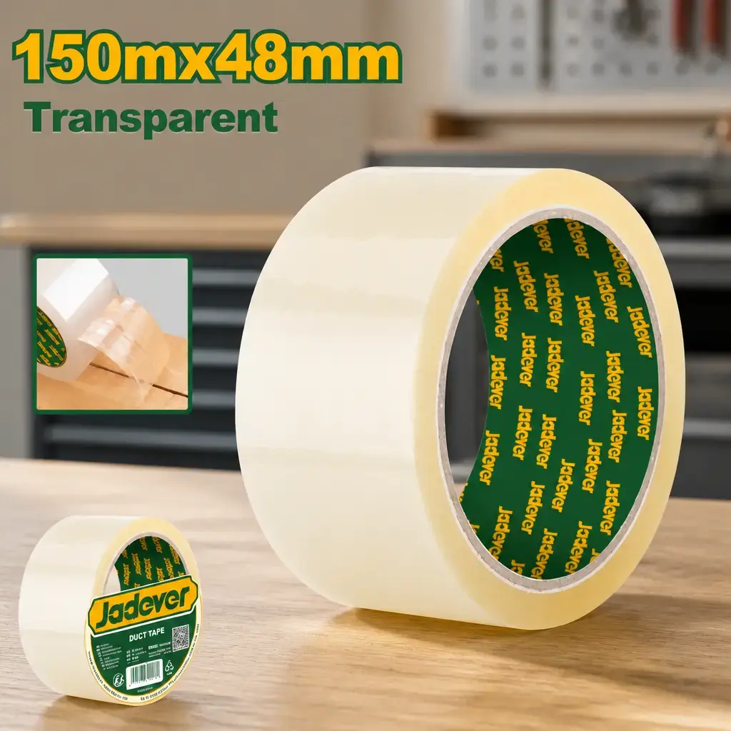 Cinta Adhesiva Transparente BOPP (48mm x 150m). Jadever