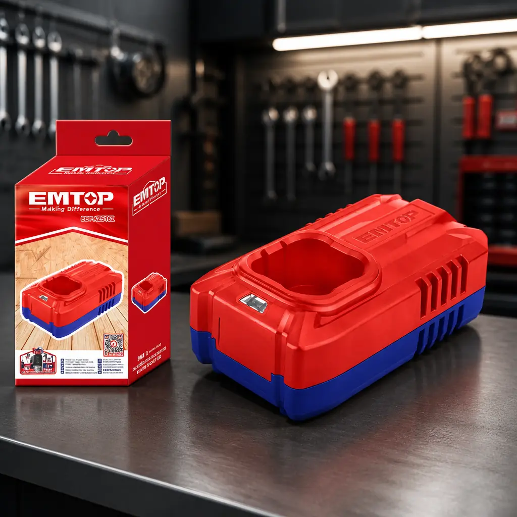 Accesorio - Cargador de bateria. 220V. 16V 4Ah. Emtop