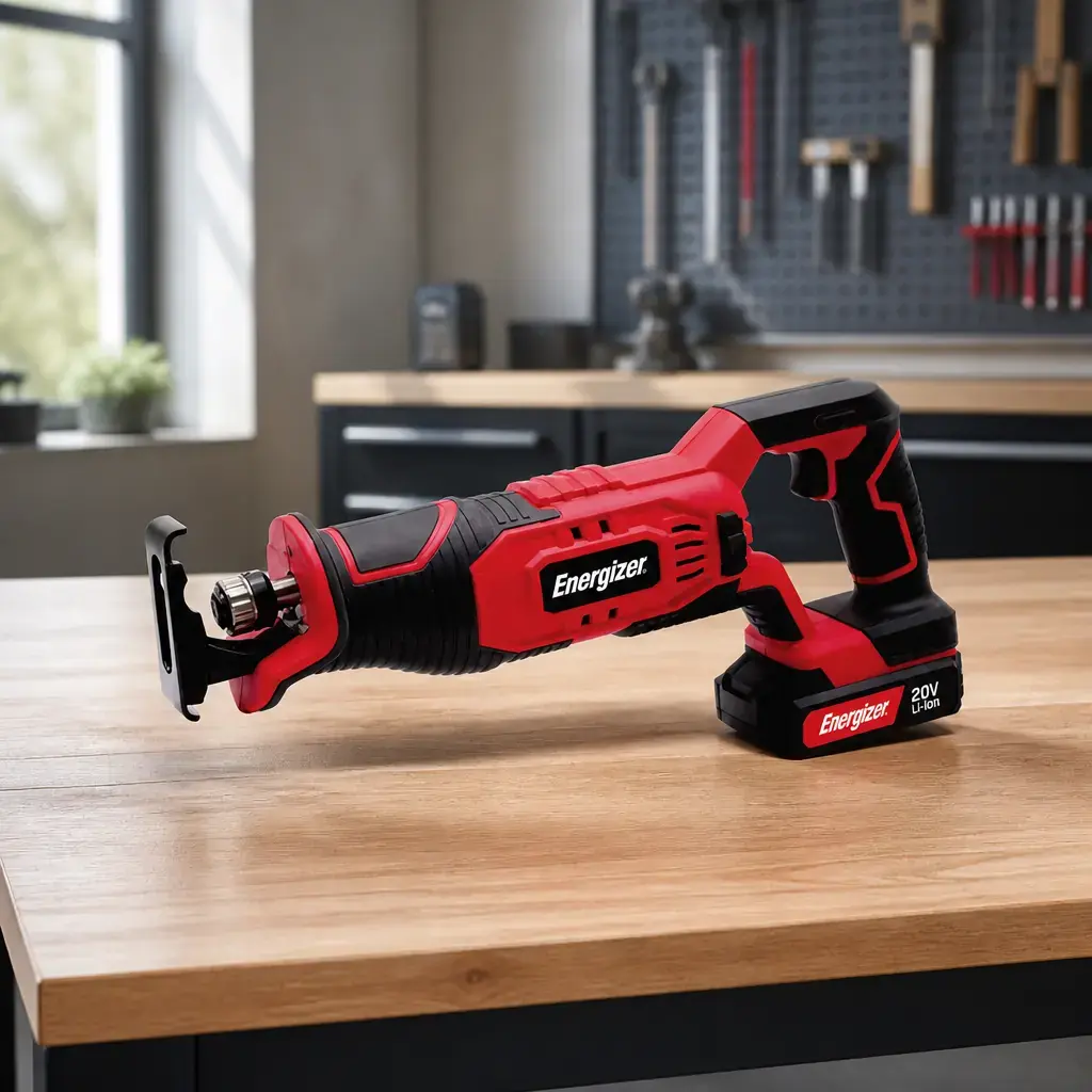 Desc - Sierra Sable a bateria 20v. - Energizer
