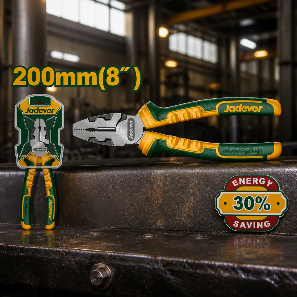 Pinza Universal 200mm (8") de Fuerza Jadever Colgador