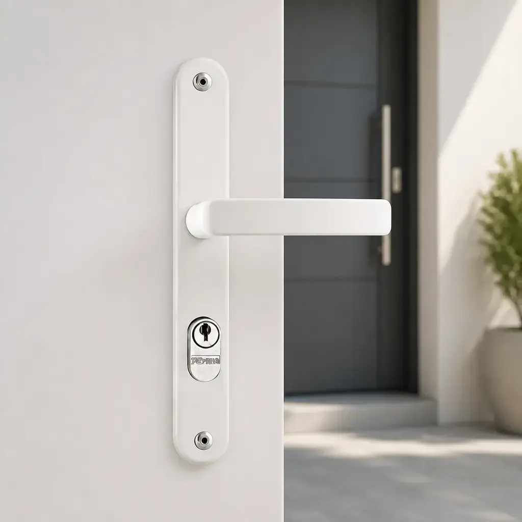 Cerradura PERFIL L2000s Italy. Blanca Ext.
