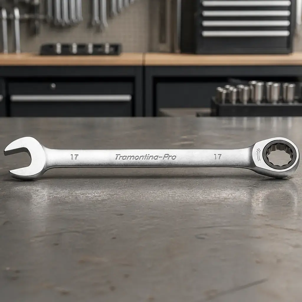 Llave combinada con crique 21mm. Pro x Un.