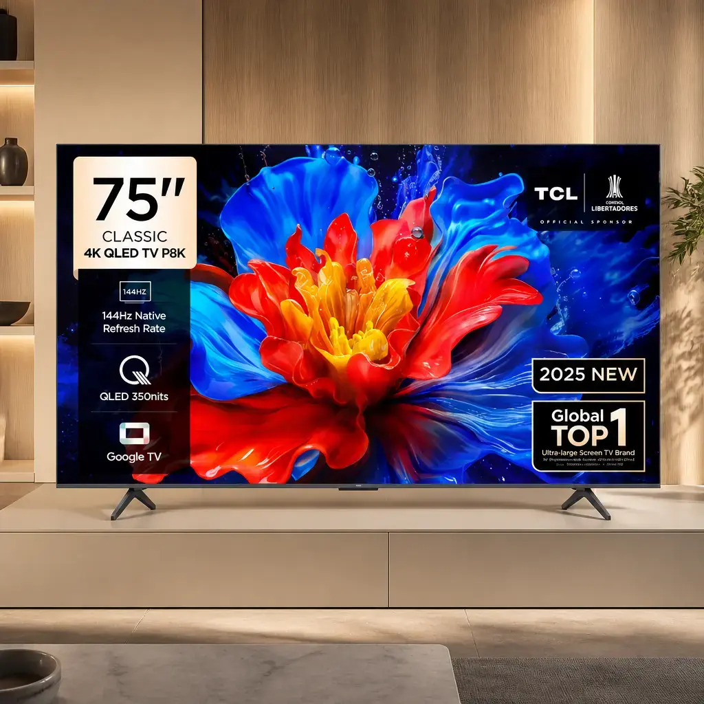 Televisor Smart TCL 75" Google TV 4K UHD Frameless