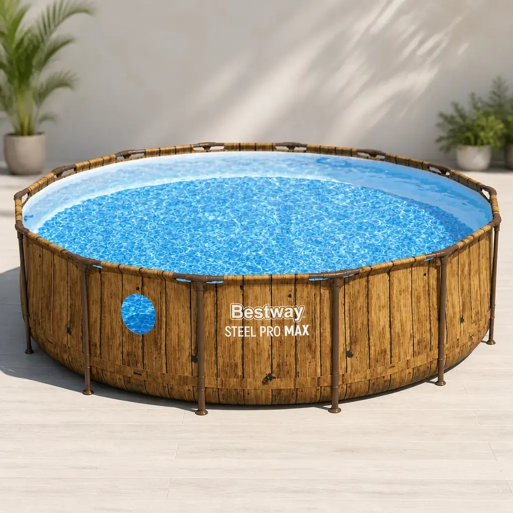 Piscina redonda con est. metalica 13.030Lt. Splash View SPM. Bestway