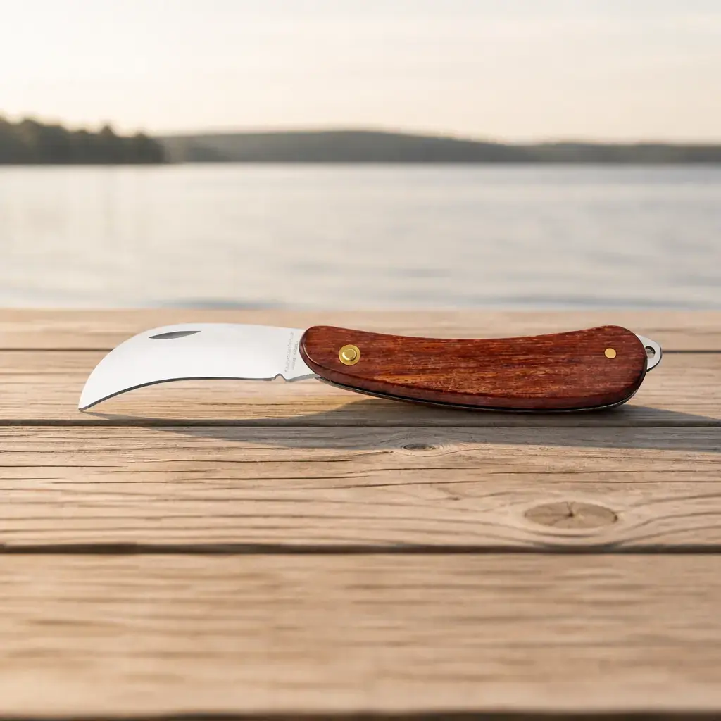 Navaja 3' mango madera Pocket Knife x Un.