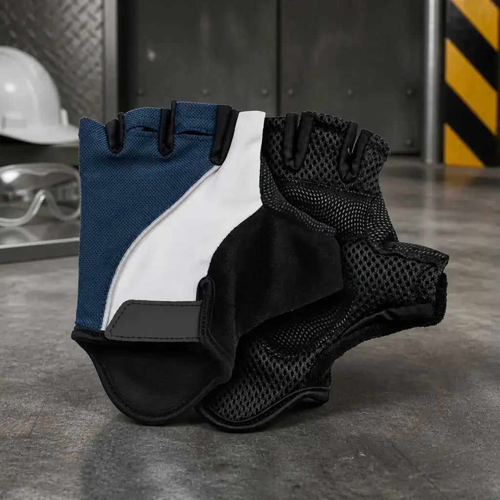 Guantes tricolor p/ciclismo tamaño M Tramontina xPar.
