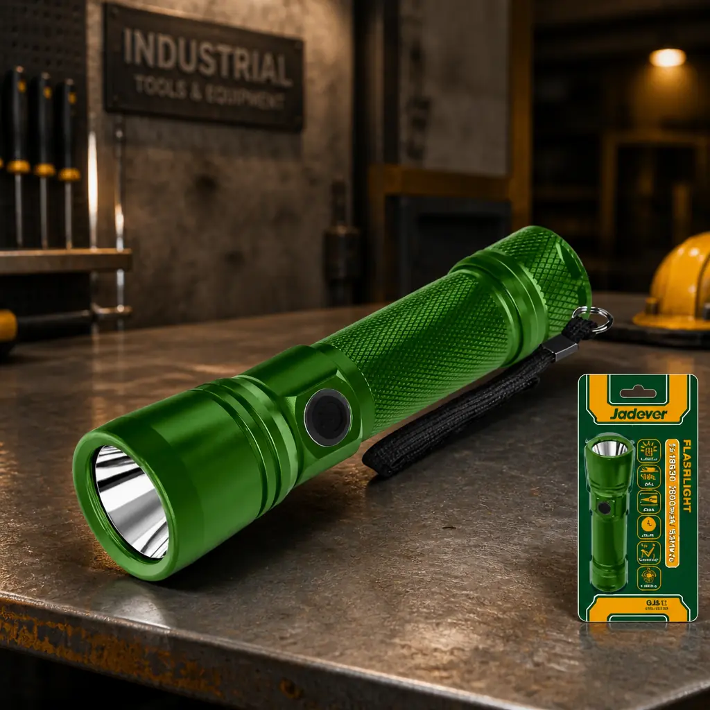 Linterna Led 500Lm Verde Recargable Jadever x Un