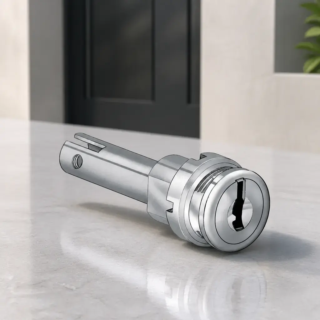 Cerradura p/ mueble metalico 551 CR x Un.