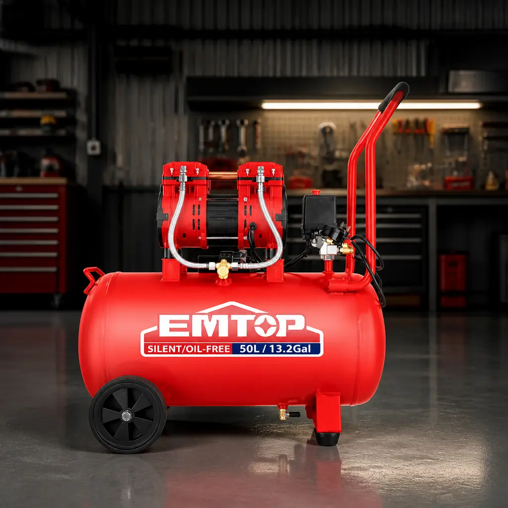 Compresor de Aire sin aceite 50Ltrs. 1.6HP/1.2kW. Emtop