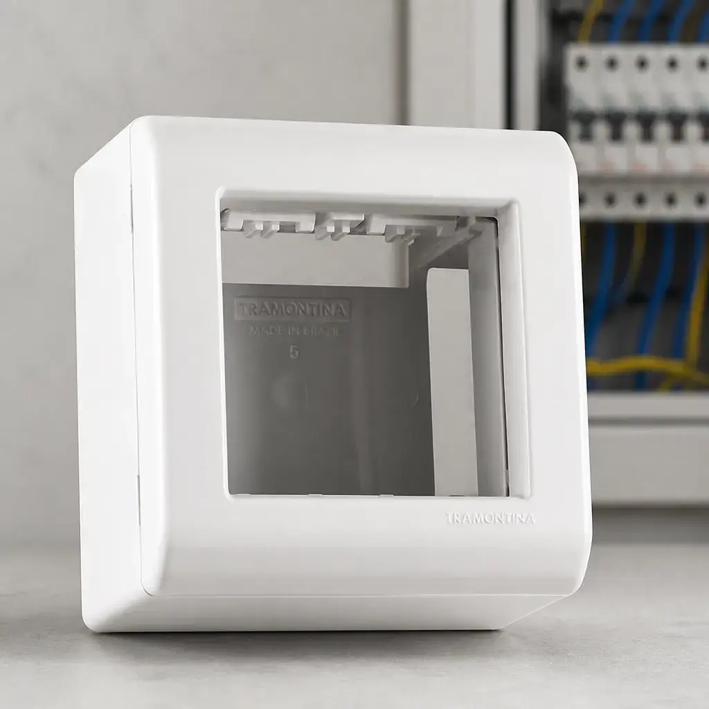 Caja de sobreponer para dos modulos Blanca LIZ FLEX x un.