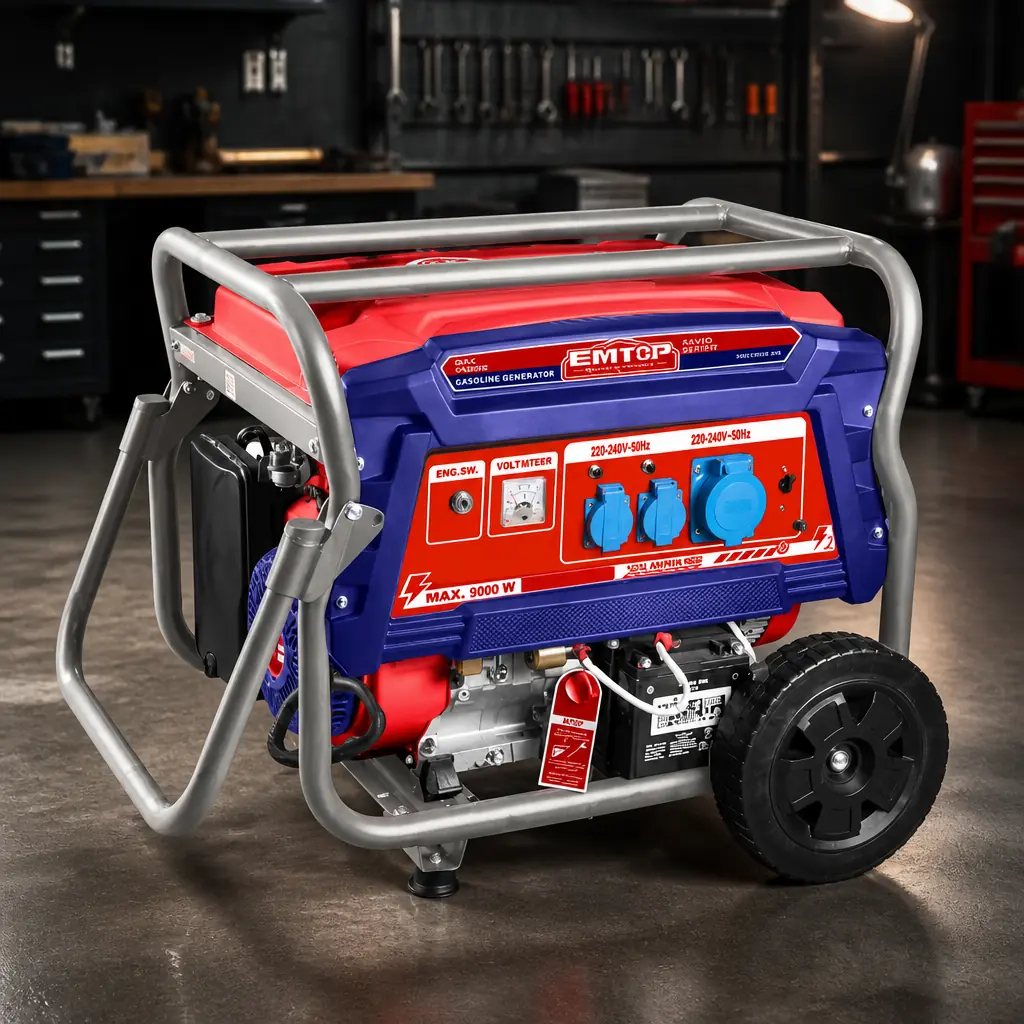 Generador 9000w Naftero. Arranque electrico. Emtop Caja