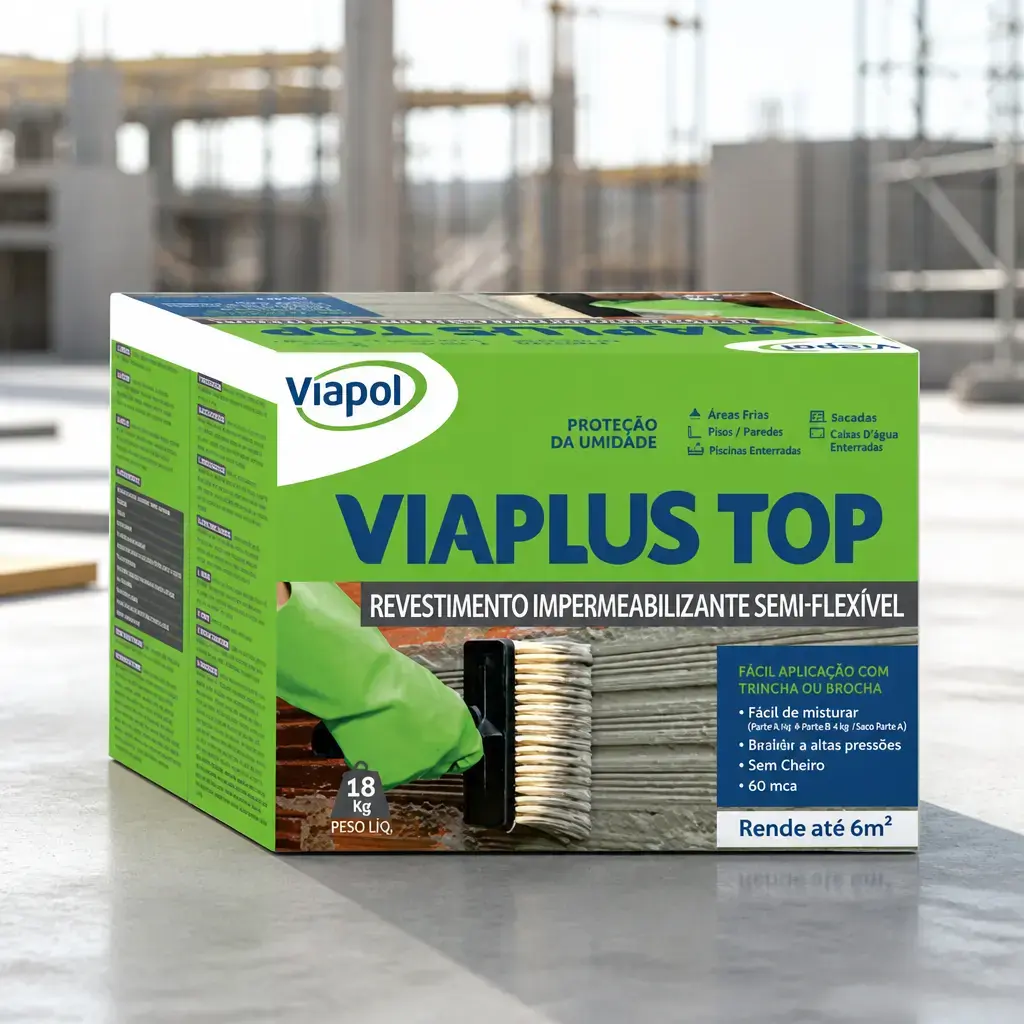 Impermeabilizante Cem. Semi-Flex. Viaplus TOP (14+4kg)