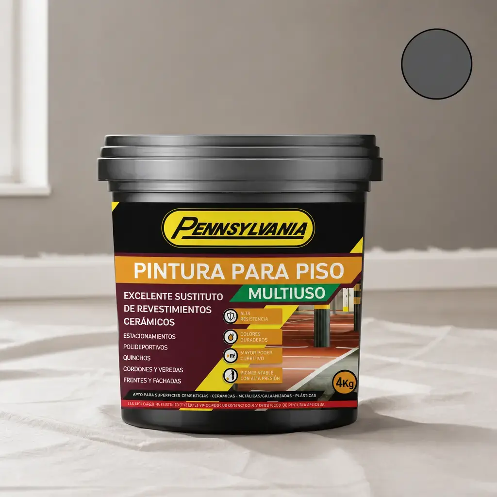 Pintura Multiuso y para piso Grafito 1kg x Un.