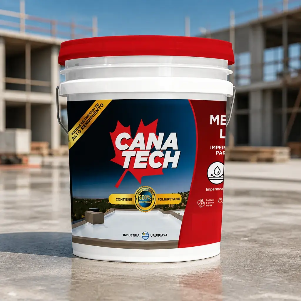 Membrana Liquida Canatech Azul 4kg sin fibra x Un.