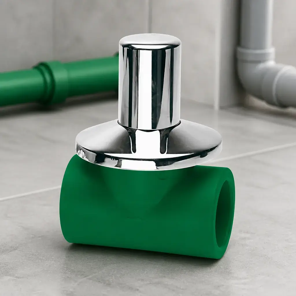 Llave de paso mixta con Campana Cromada x 32 mm RedEco x5